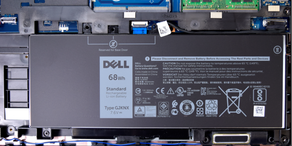 آموزش نحوه تعویض باتری لپ تاپ Dell مدل 5590
